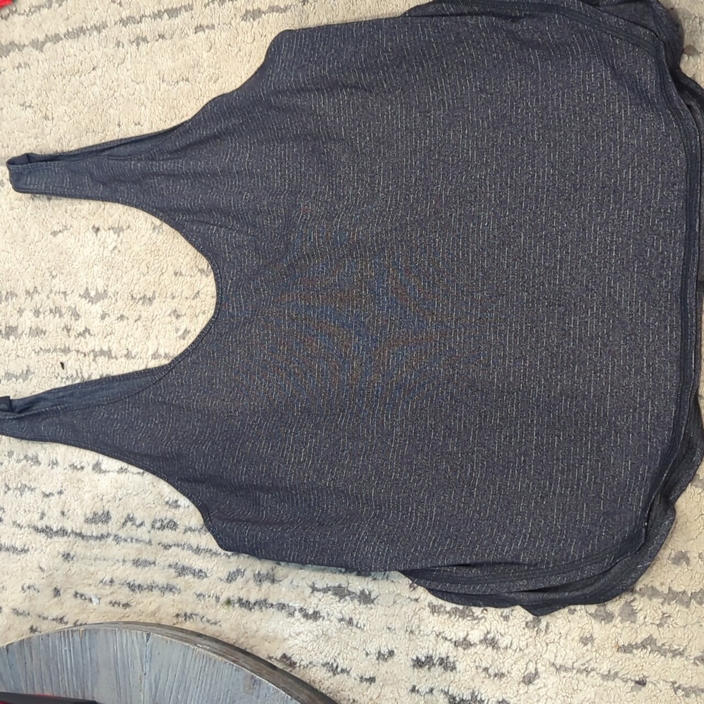 Lululemon Seek The Heat Tank Heathered Black / Black - Picture 8 of 11